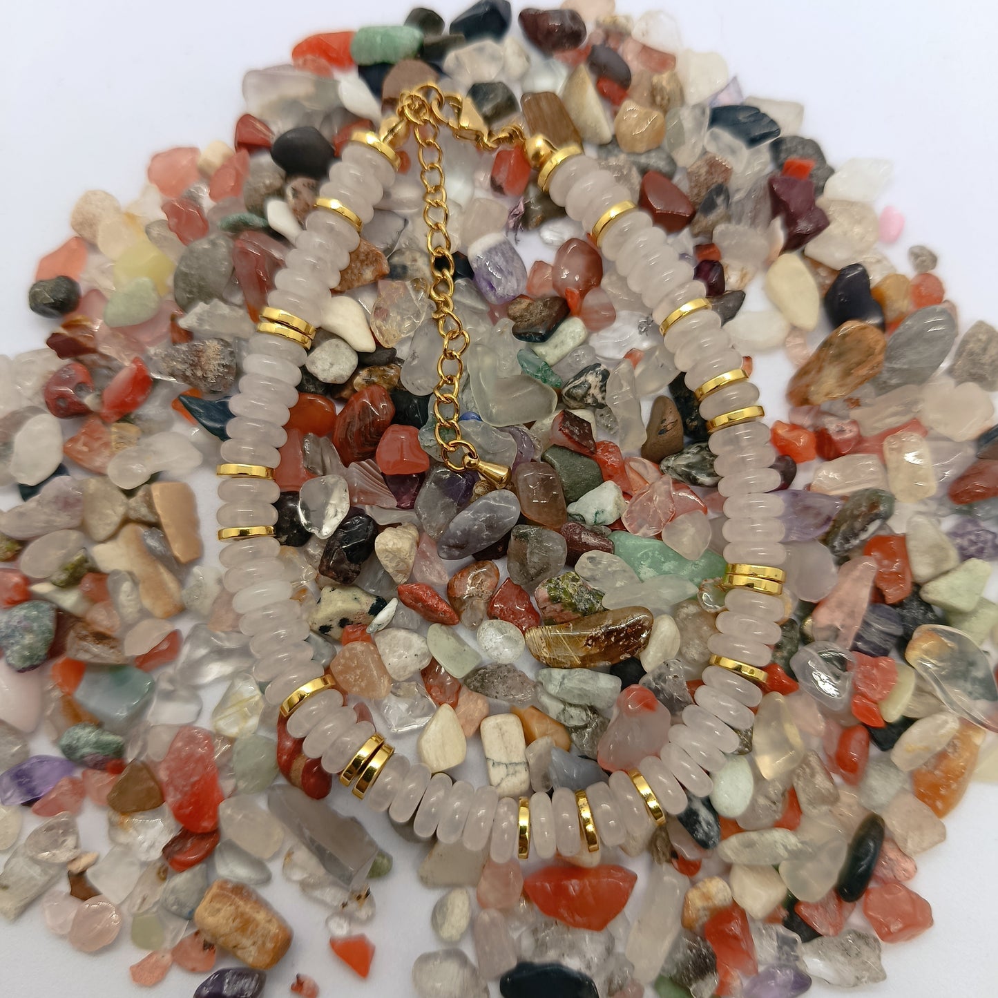 Bracelets en pierre plate
