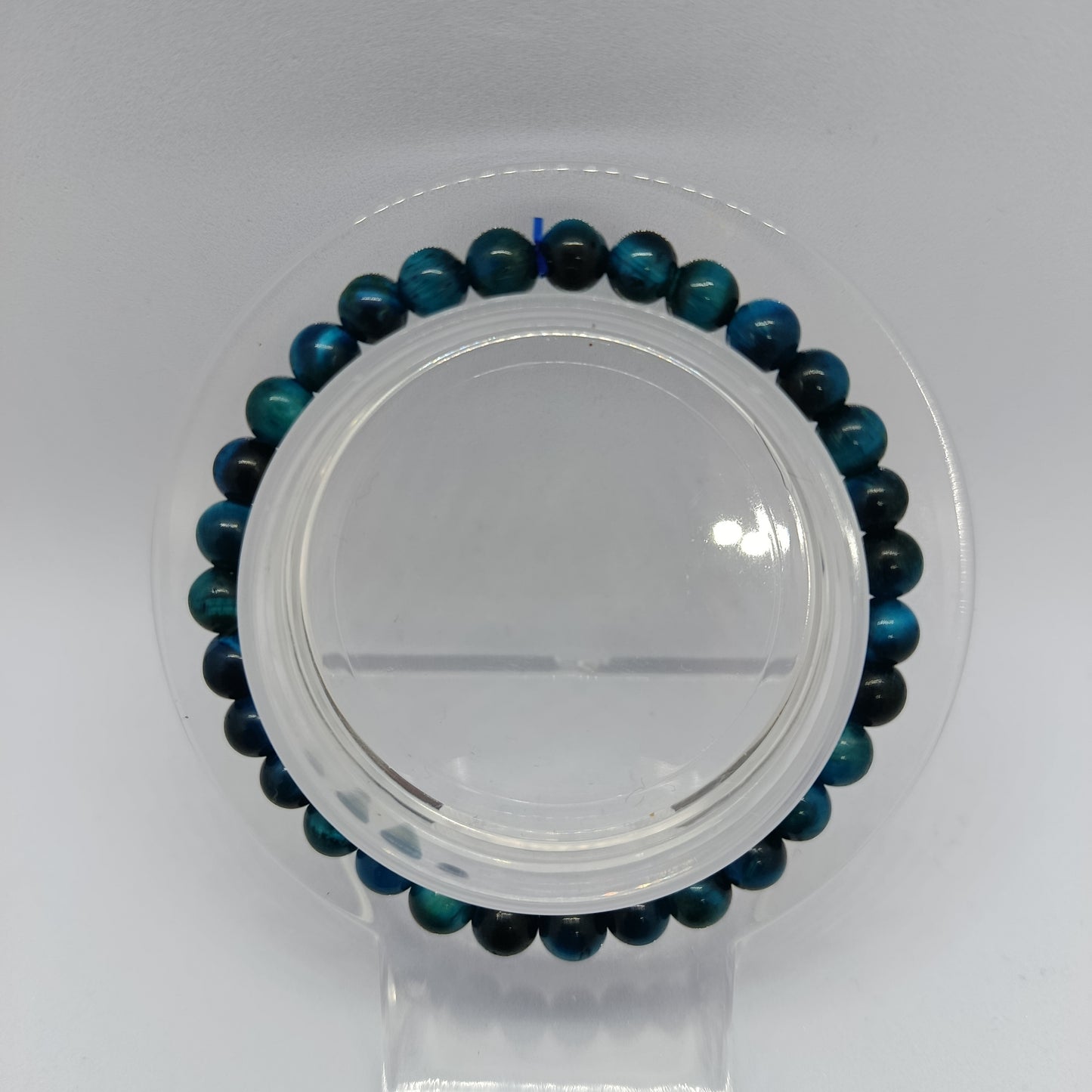 Bracelet œil du tigre bleu