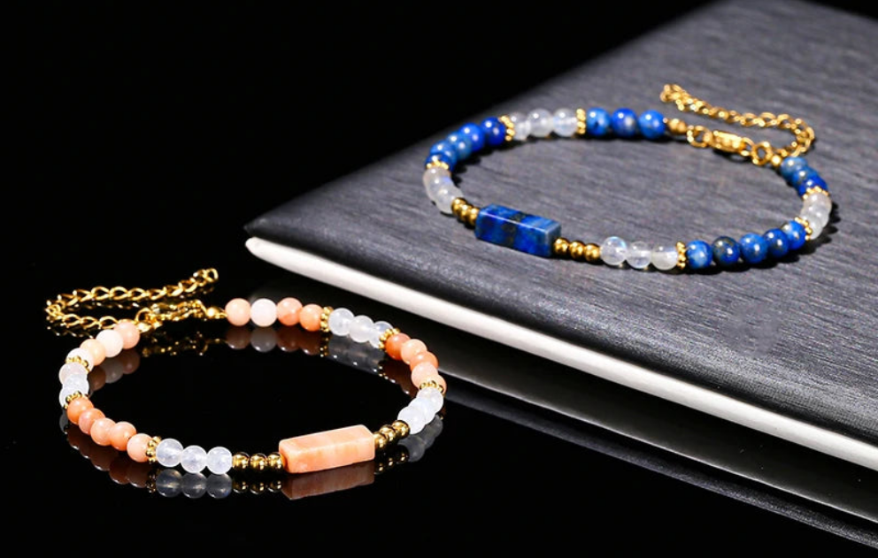 Bracelet pierre centrale