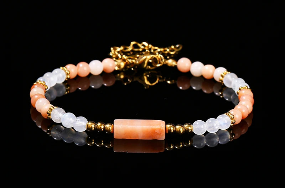 Bracelet pierre centrale