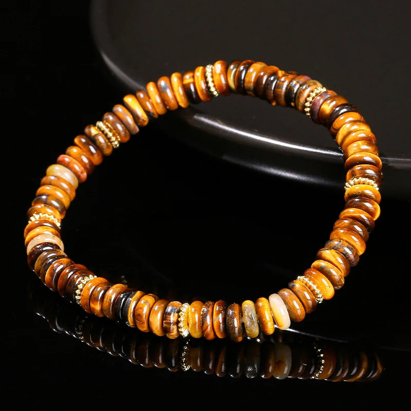 Bracelet en pierre plate