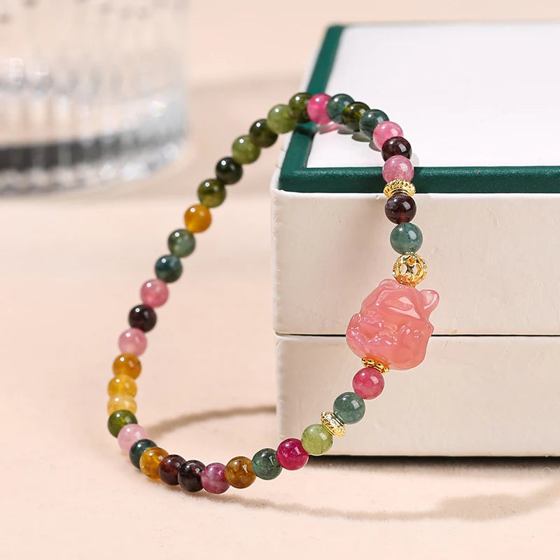Bracelet charm renard