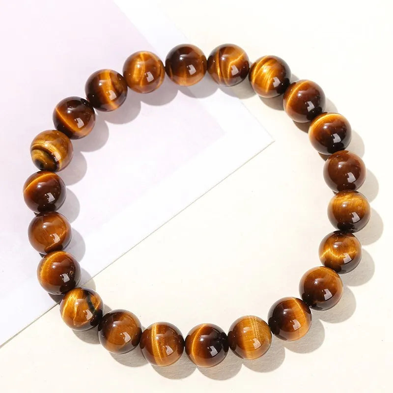 Bracelet œil de tigre jaune