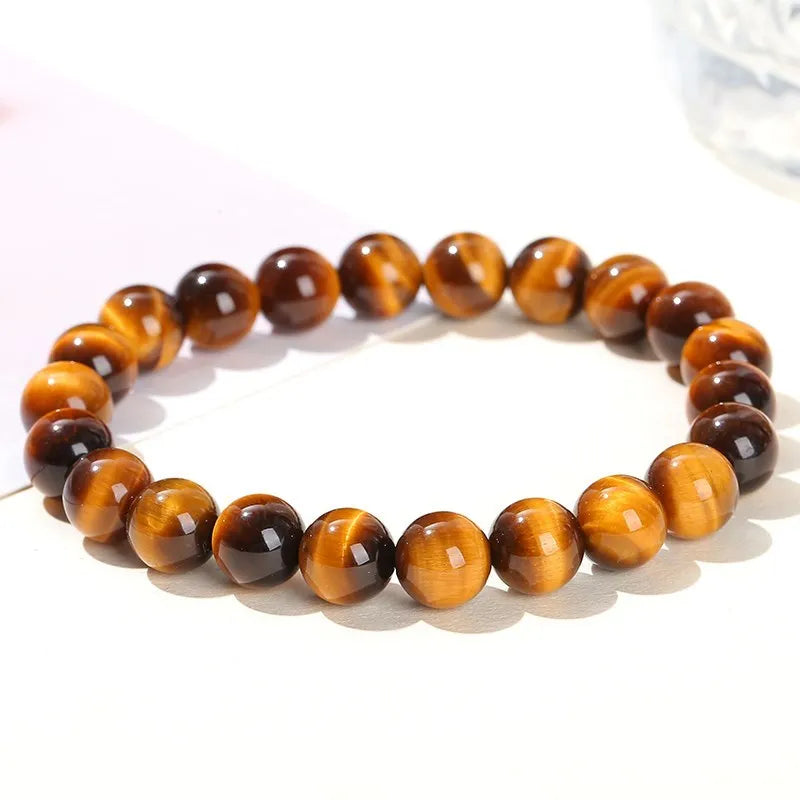 Bracelet œil de tigre jaune