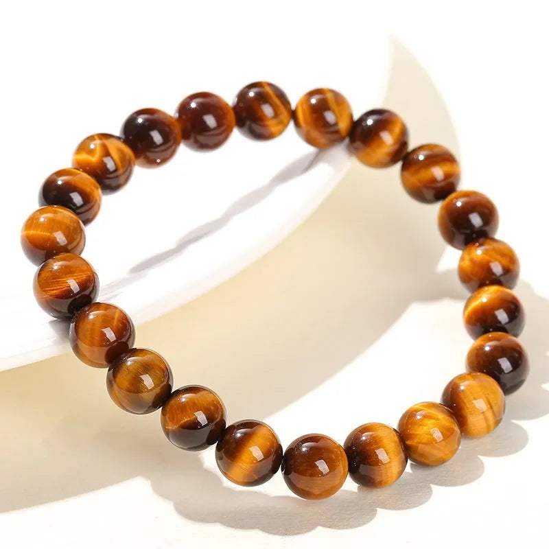 Bracelet œil de tigre jaune