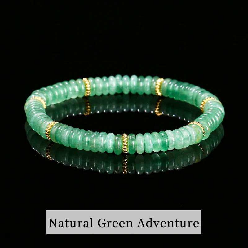 Bracelet en pierre plate