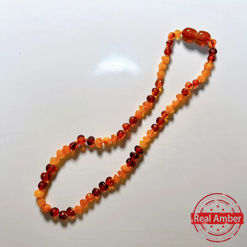 Colliers et bracelets en ambre naturel