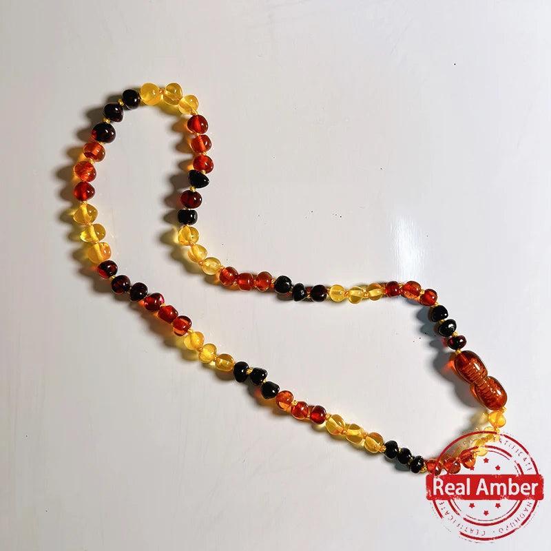 Colliers et bracelets en ambre naturel