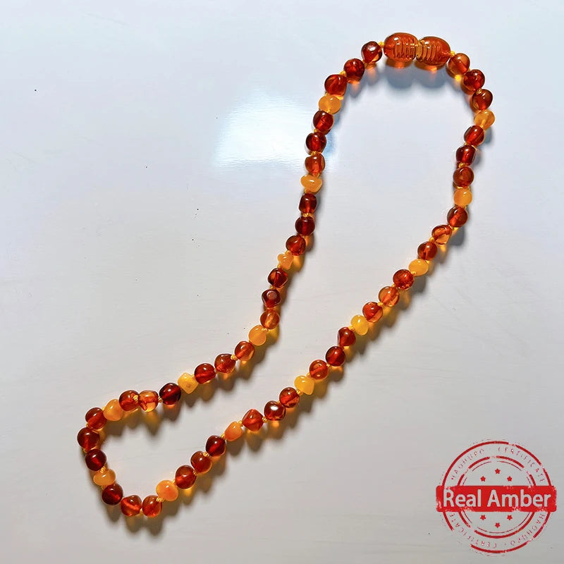 Colliers et bracelets en ambre naturel