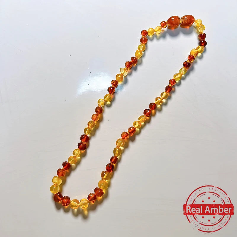 Colliers et bracelets en ambre naturel