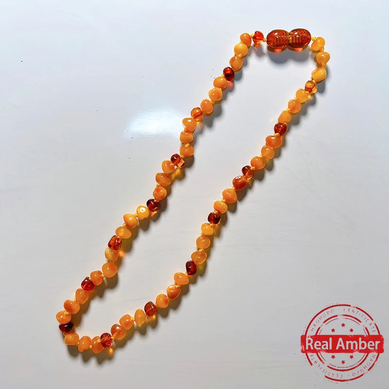 Colliers et bracelets en ambre naturel