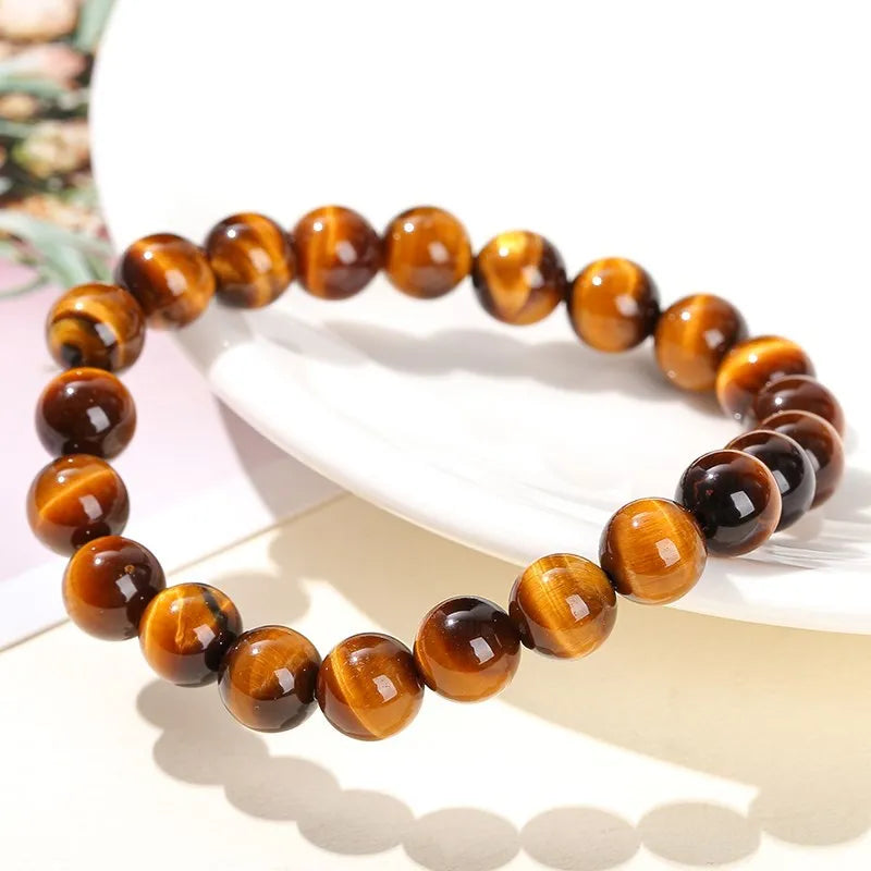 Bracelet œil de tigre jaune