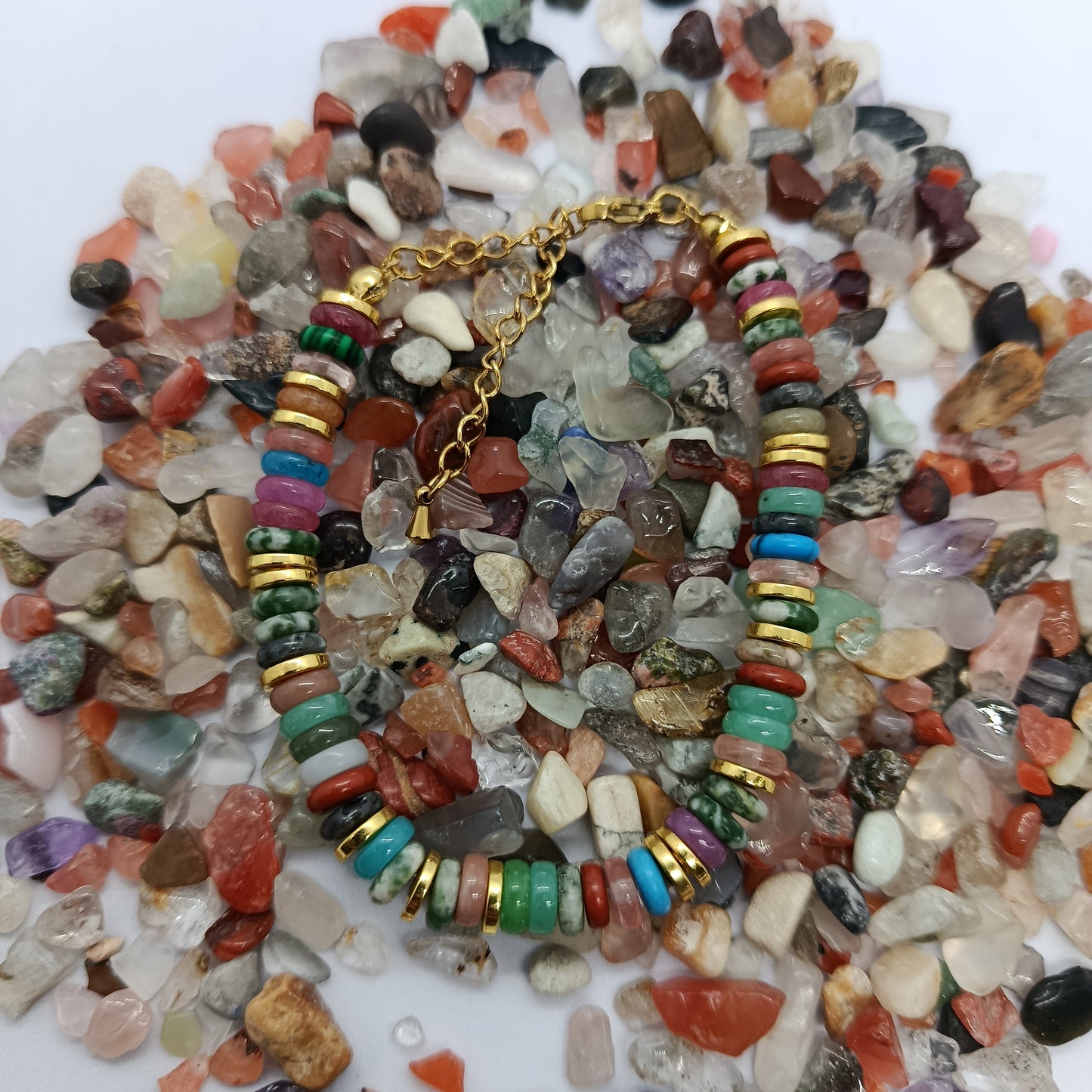 Bracelets en pierre plate