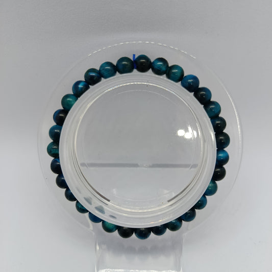 Bracelet œil du tigre bleu