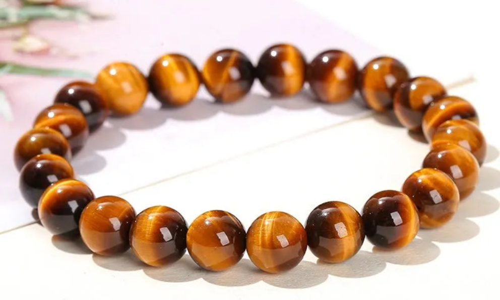 Bracelet œil de tigre jaune