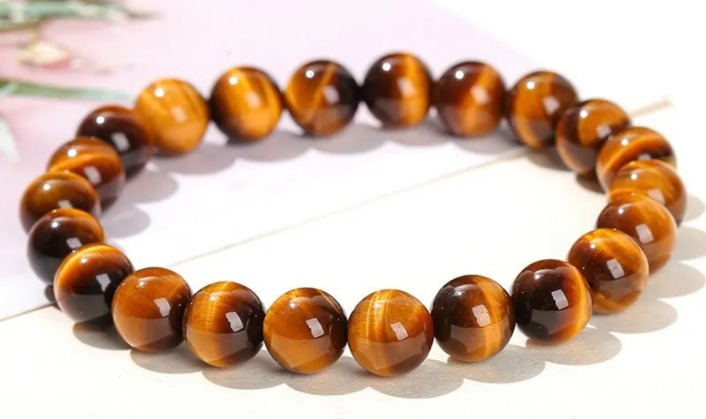Bracelet œil de tigre jaune