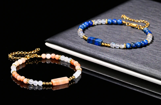 Bracelet pierre centrale