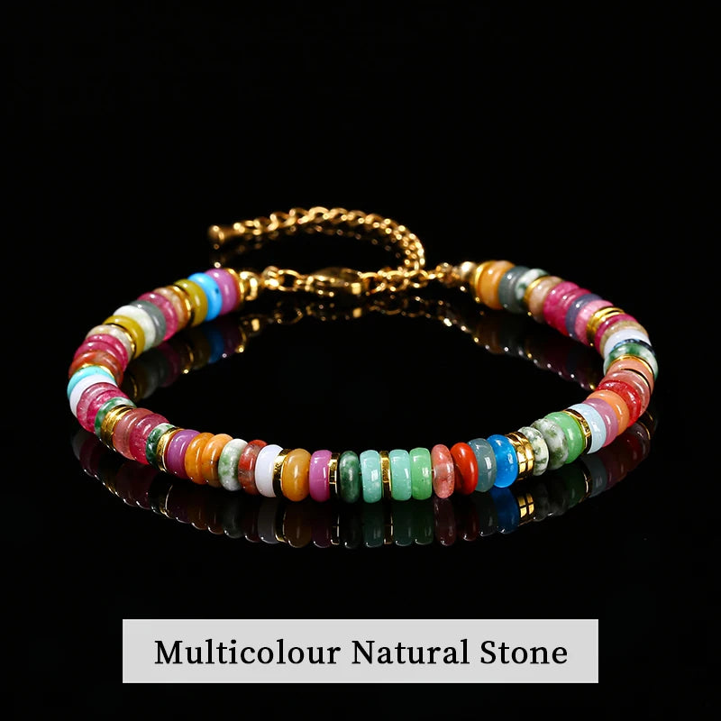 Bracelets en pierre plate