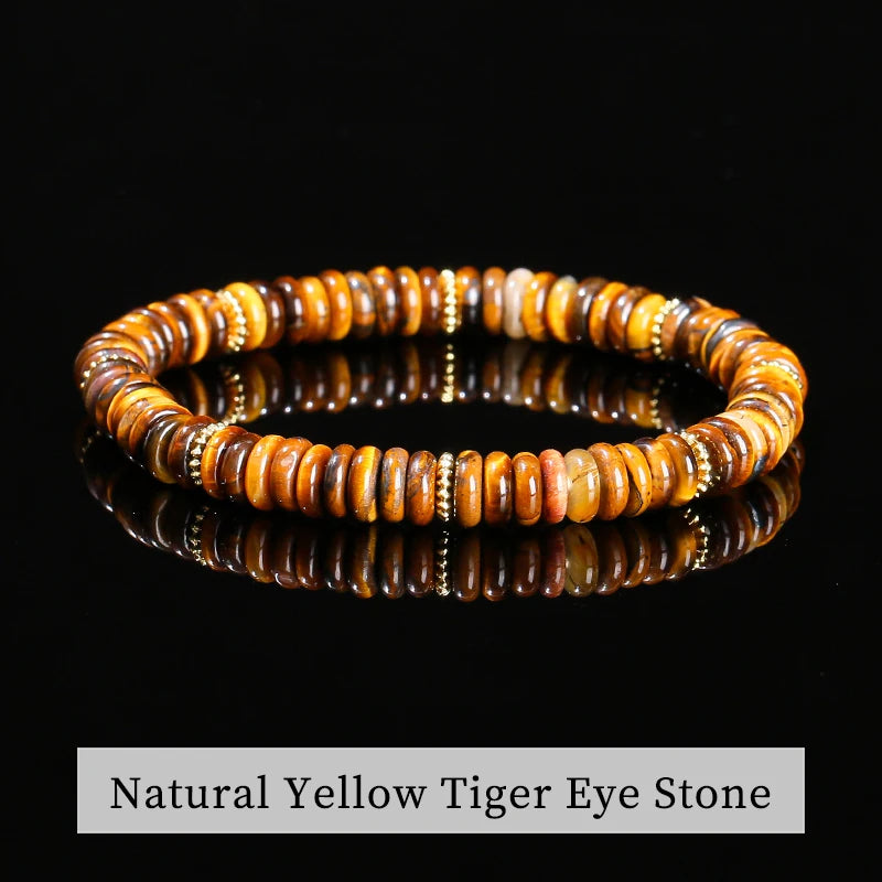 Bracelet en pierre plate
