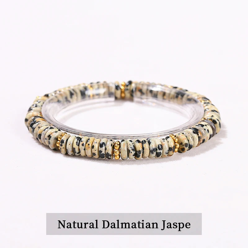 Bracelet en pierre plate