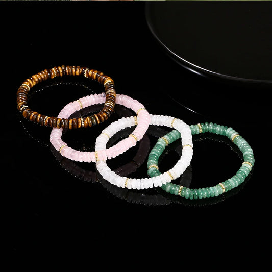 Bracelet en pierre plate
