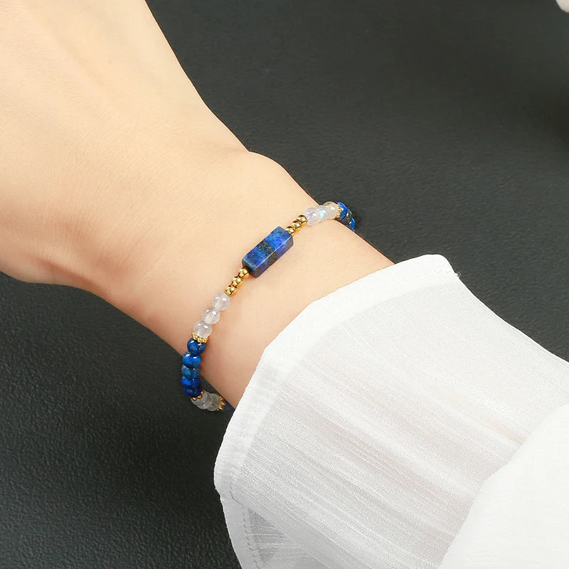 Bracelet pierre centrale