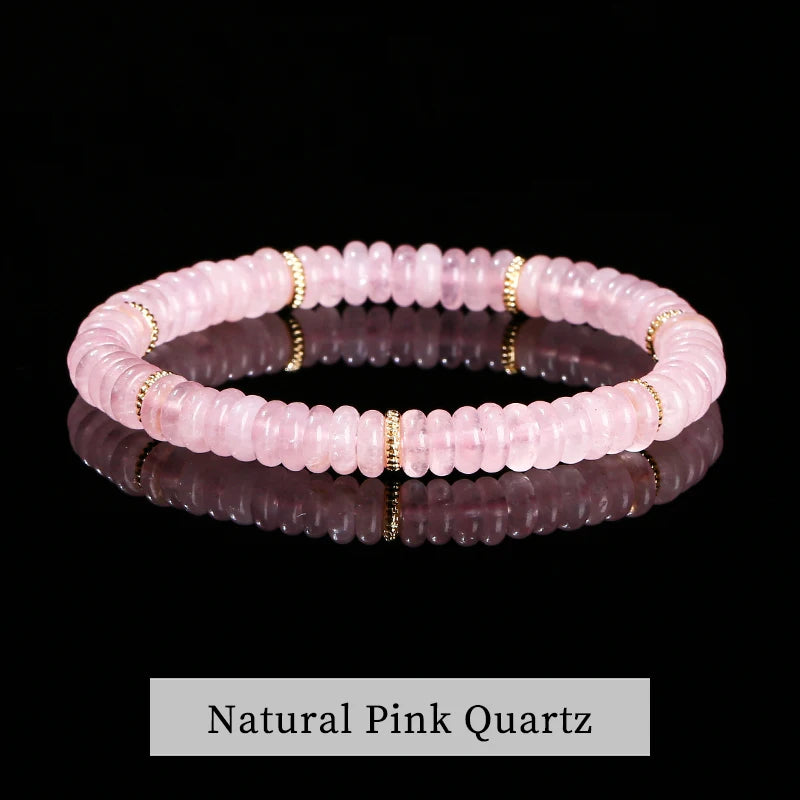 Bracelet en pierre plate
