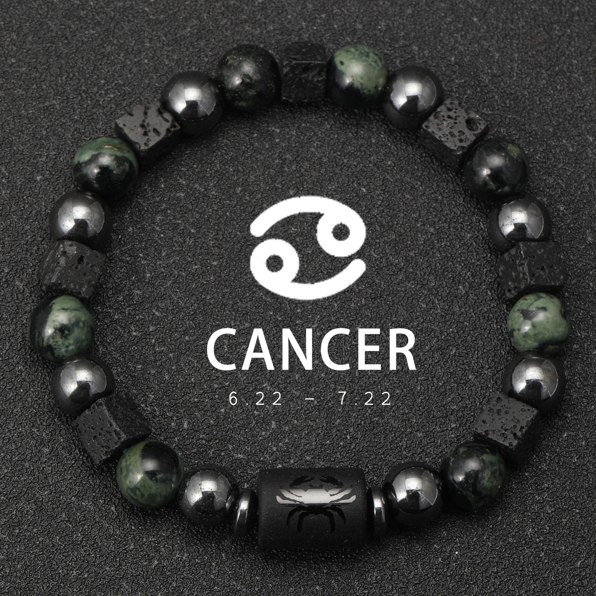 Bracelet 12 Zodiaque en Pierre