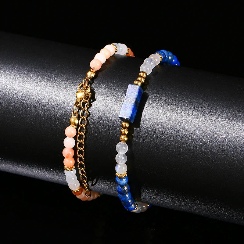 Bracelet pierre centrale