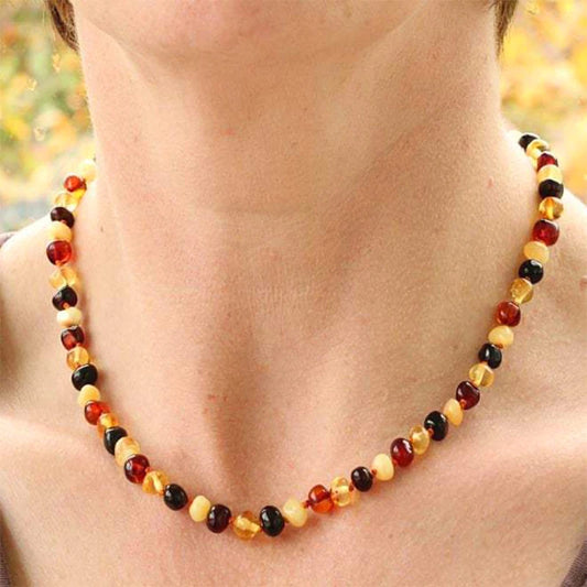 Colliers et bracelets en ambre naturel