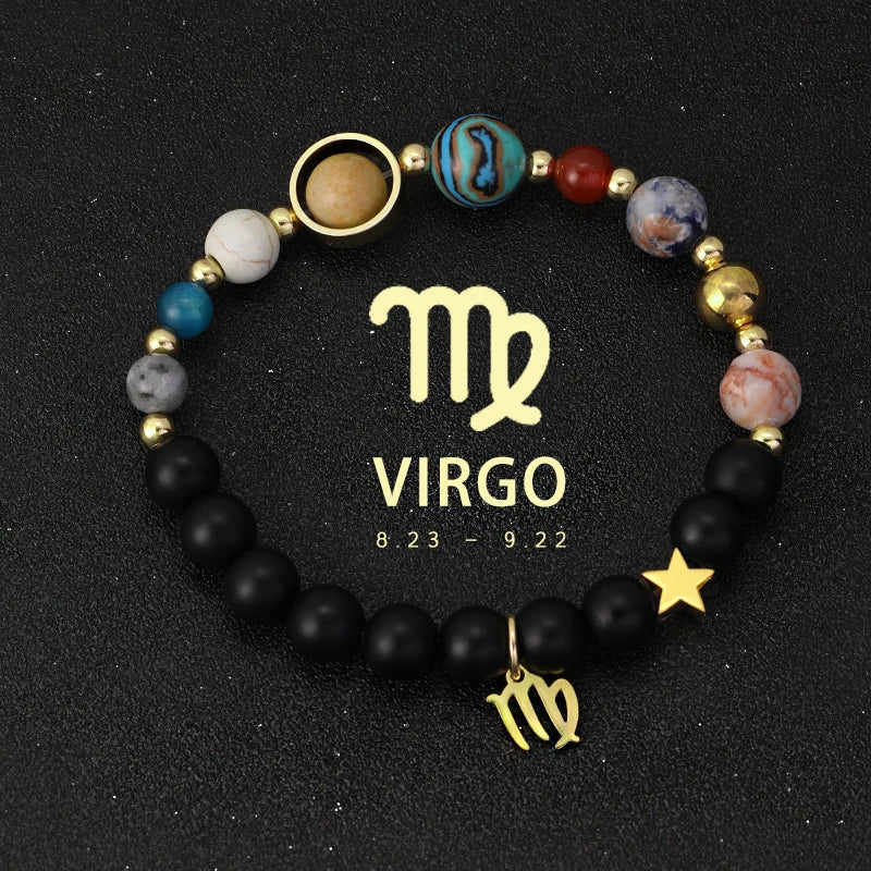 Bracelet Cosmique Zodiaque et Planètes