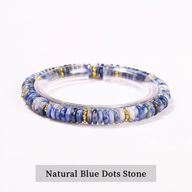 Bracelet en pierre plate